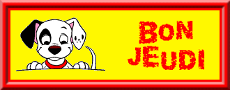 Gif animé Bon jeudi chien